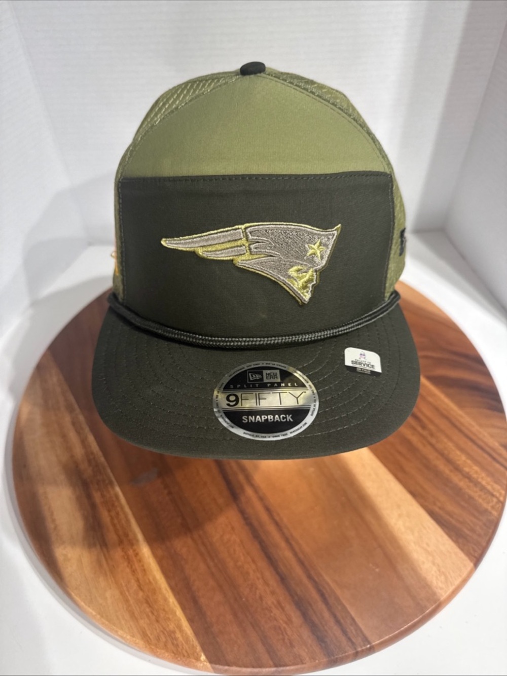 New England Patriots 2025 NFL Salute to Service New Era 9FIFTY Snapback
